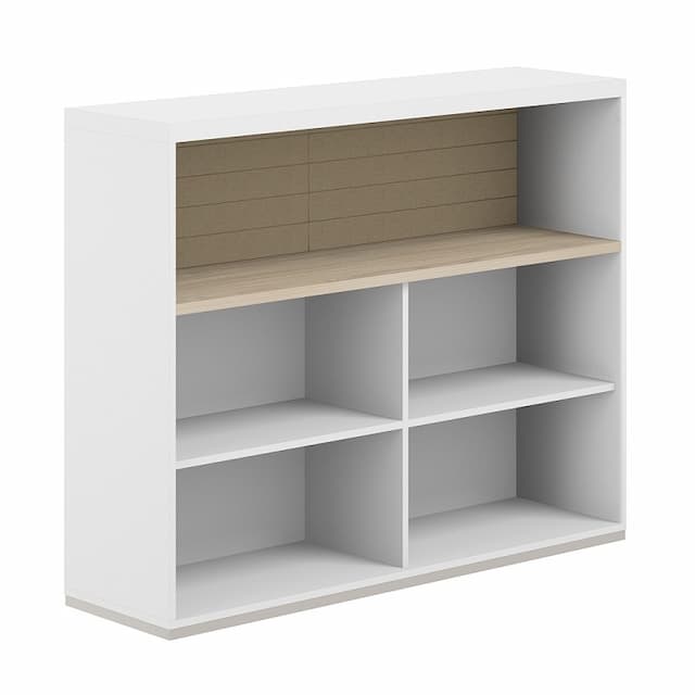 Стеллаж-комбо 1438 односторонний Norden Allegro AG.252.201.662.BG с топом и экраном тканевым высоким