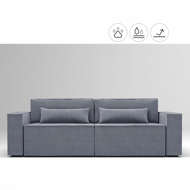 Диван Мастерфабрик Камо Saga grey ткань рогожка