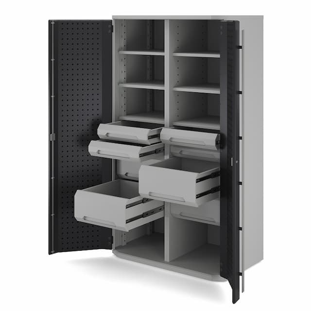 Шкаф металлический 2х дверный Kobor Expert MC/3-100/60 6S.44B