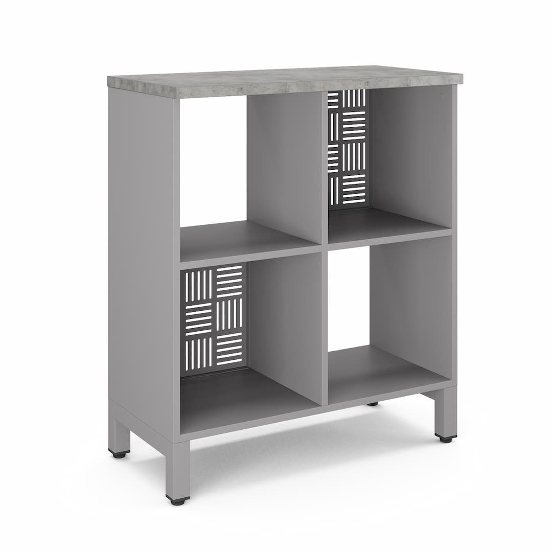Стеллажная система SQ-2Х2 aluminum/chicago