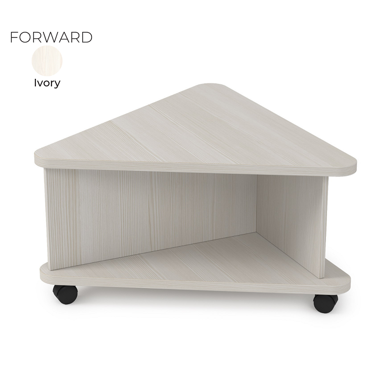 Стол журнальный треугольный Алсав 21FORWARD.001 Ivory