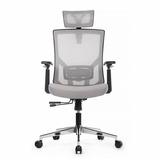 Кресло офисное Riva Chair Step (A2320) серая спинка/серое сиденье