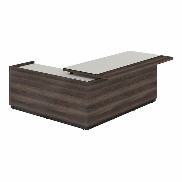 Стол для руководителя с комбинированной столешницей, правый Norden REEF RF.105R.PGDA.DA 2050х1850х750 мм