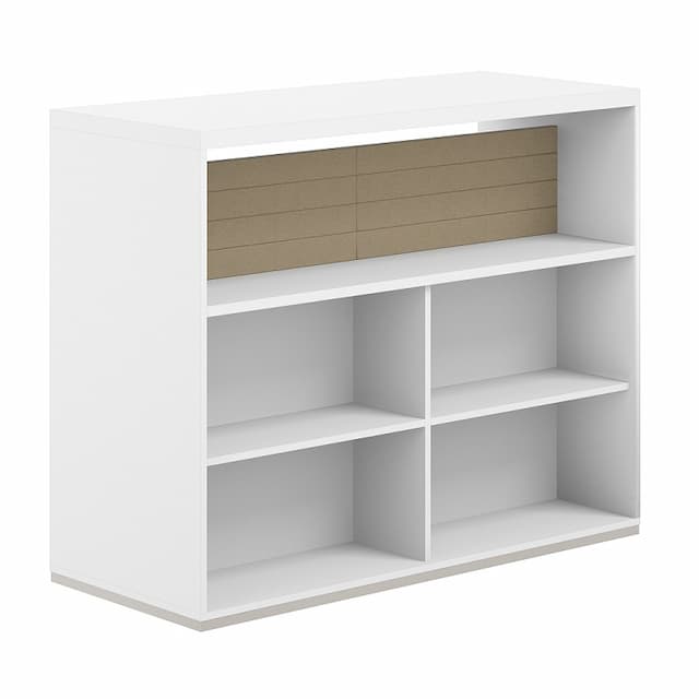 Стеллаж-комбо 1638 двухсторонний Norden Allegro AG.256.101.656.BG с топом и экраном тканевым низким