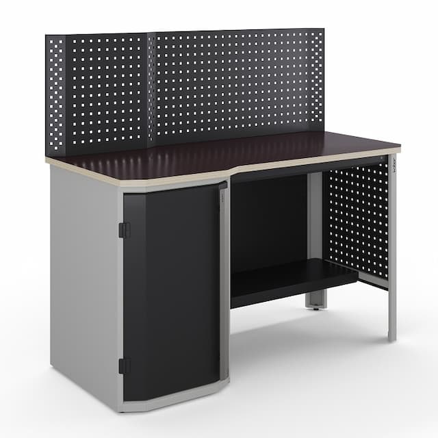 Верстак слесарный однотумбовый Kobor Expert MW.1L/P1-150/70